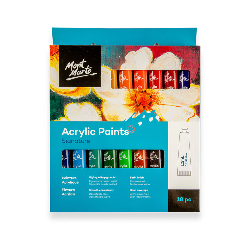Mont Marte Acrylic 18pcs 12ml