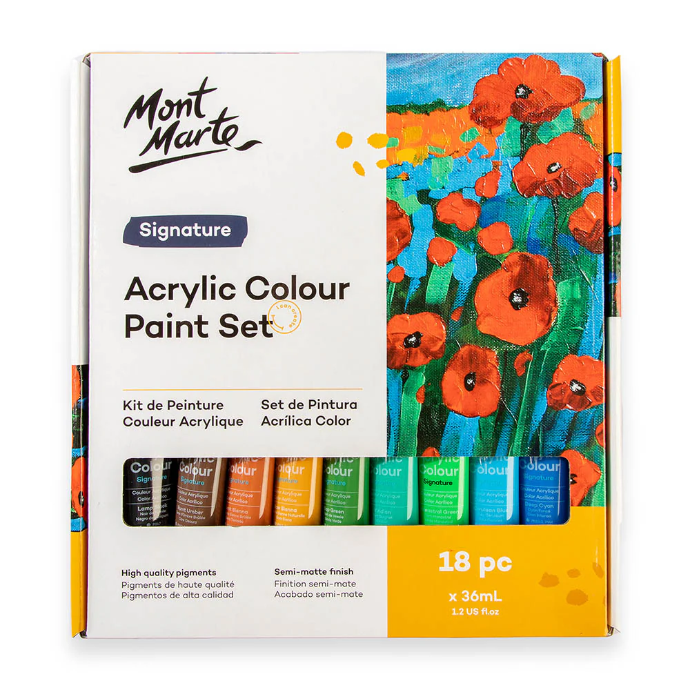 Mont Marte Acrylic 18pcs 36ml