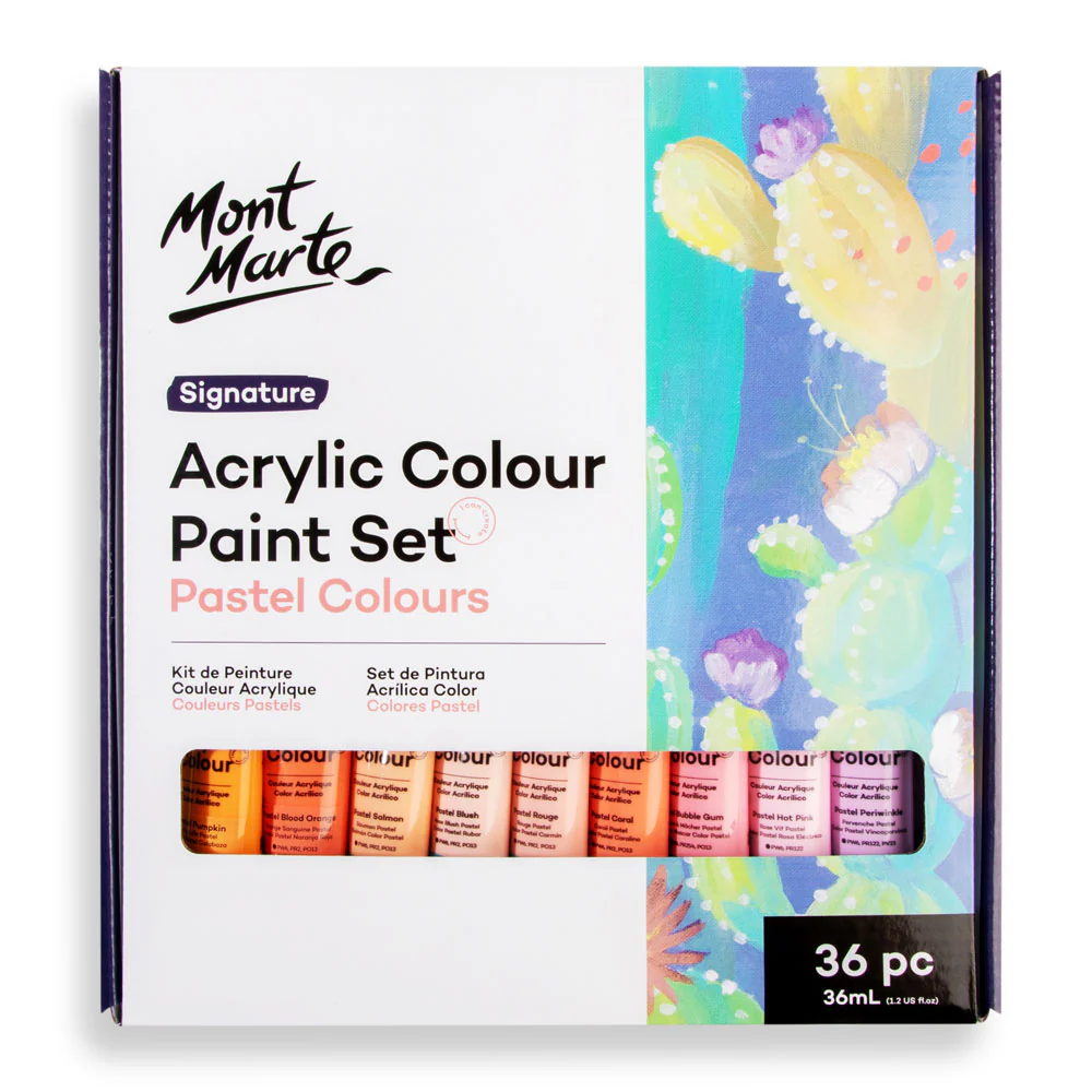 Mont Marte Acrylic Pastel 36pcs 36ml