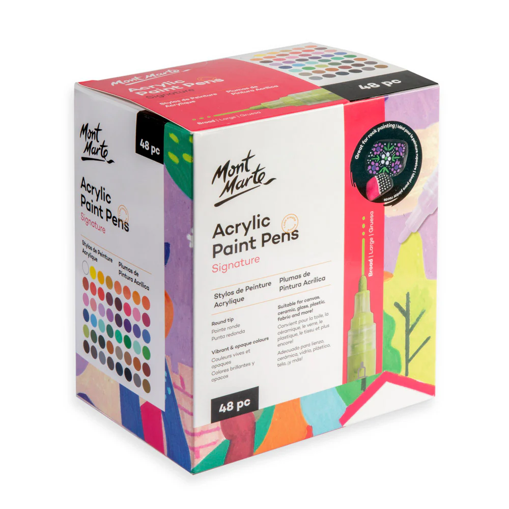 Mont Marte Acrylic Markers 48pcs
