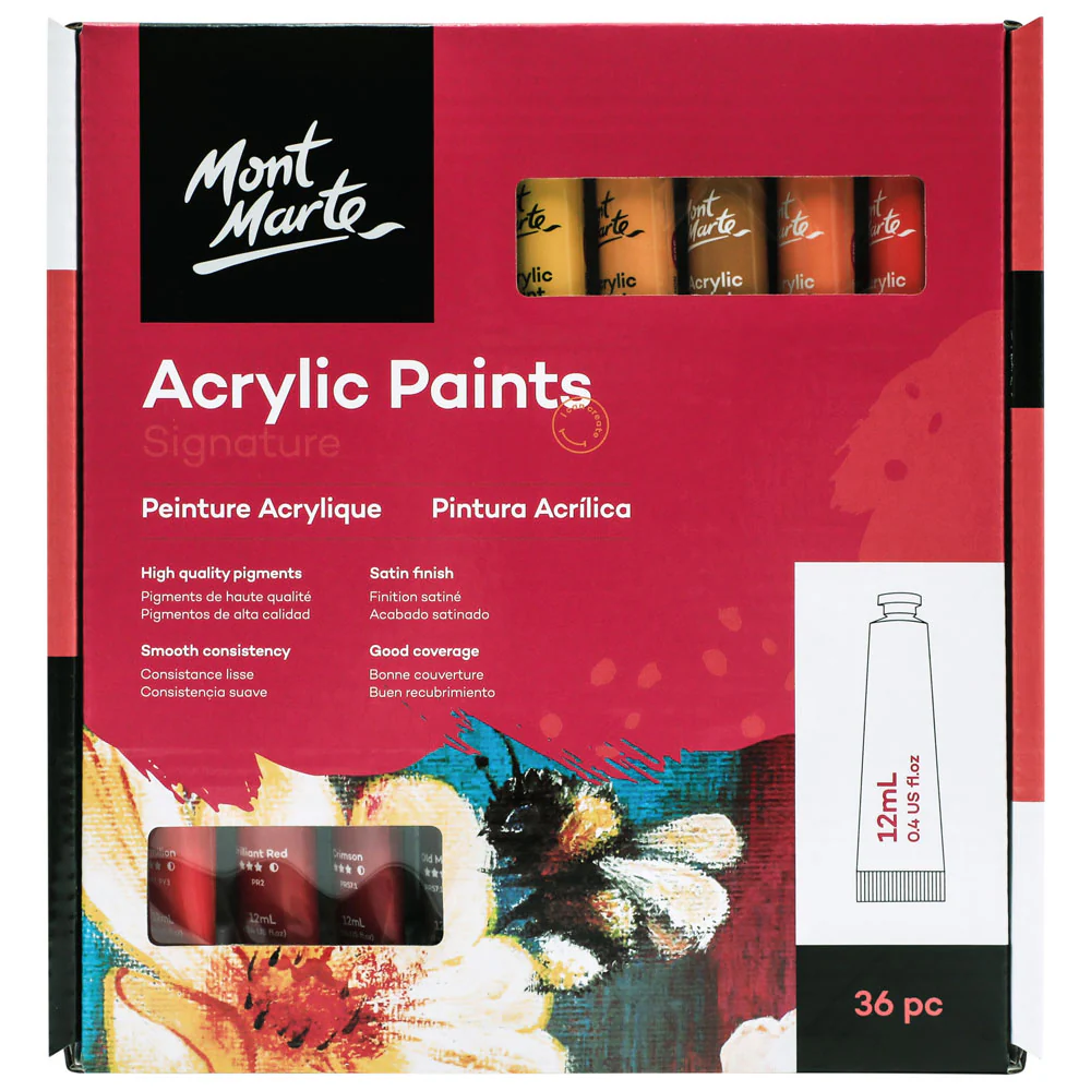 Mont Marte Acrylic 36pcs 12ml