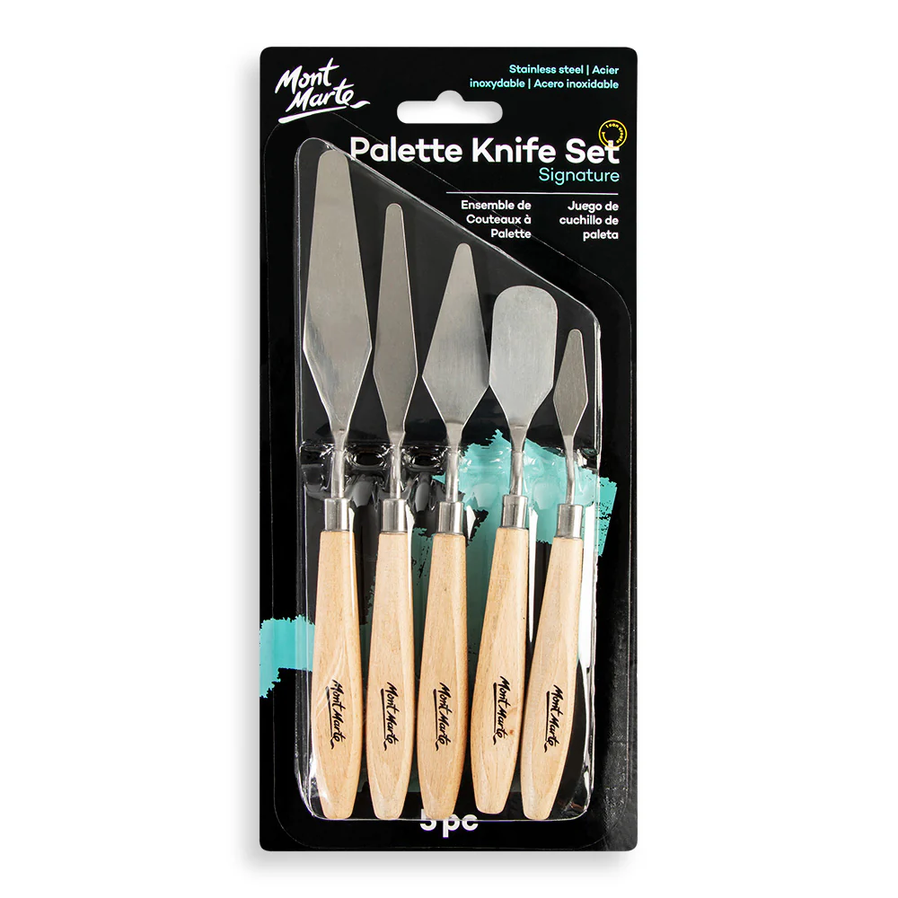 Mont Marte Palette Knife set 5pcs