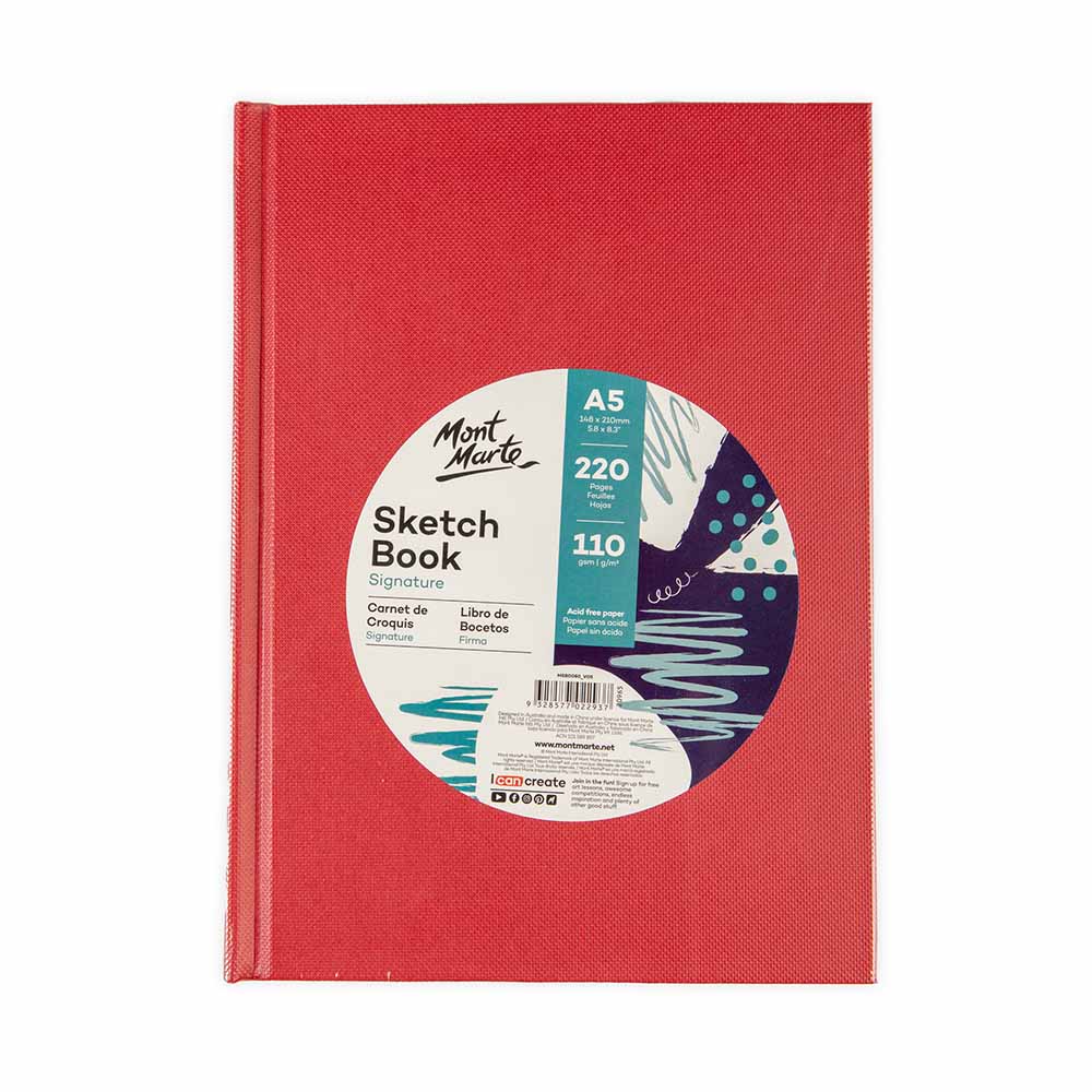 Mont Marte A5 Sketch Book 220pages