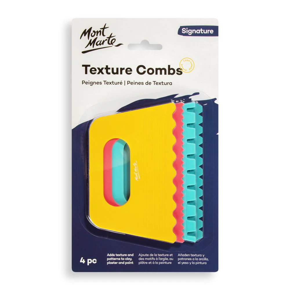 Mont Marte Texture comb 4pcs