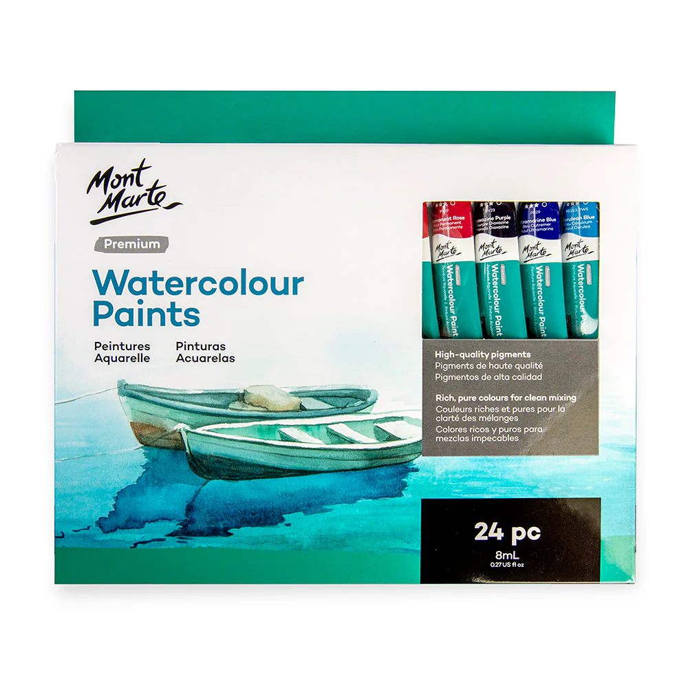 Mont Marte Watercolor Premium 24pcs 8ml
