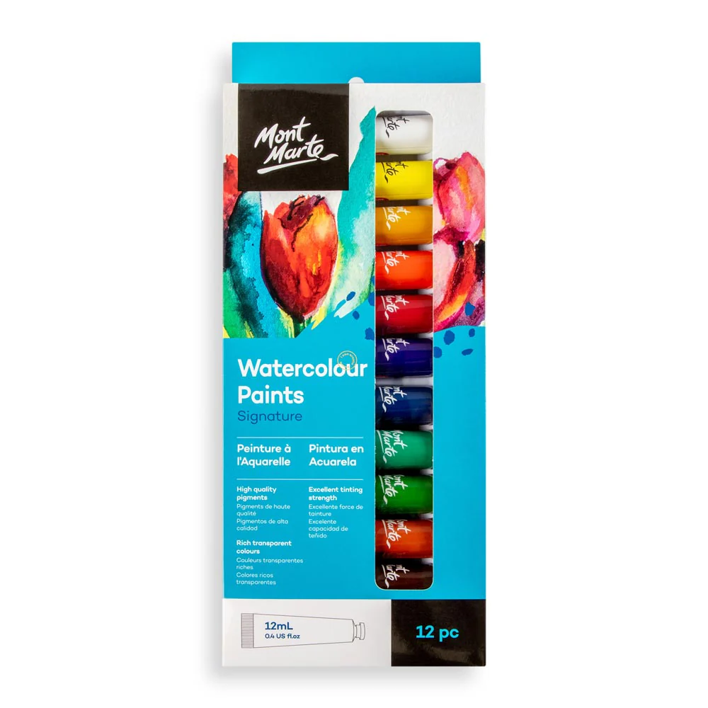 Mont Marte Watercolor 12pcs 12ml