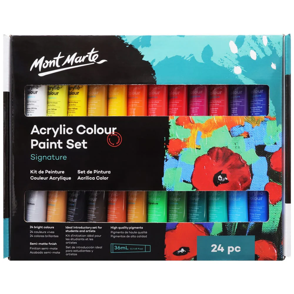 Mont Marte Acrylic 24pcs 36ml