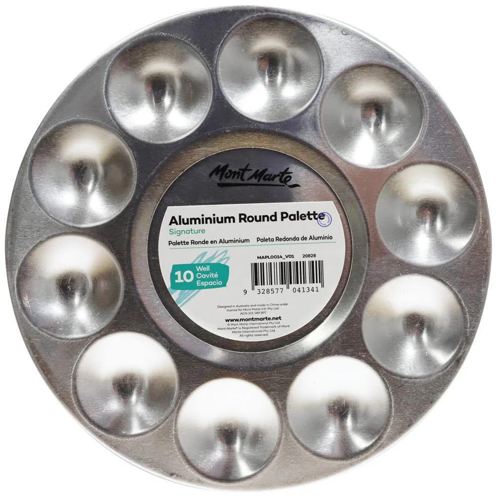 Mont Marte Aluminum palette 10well