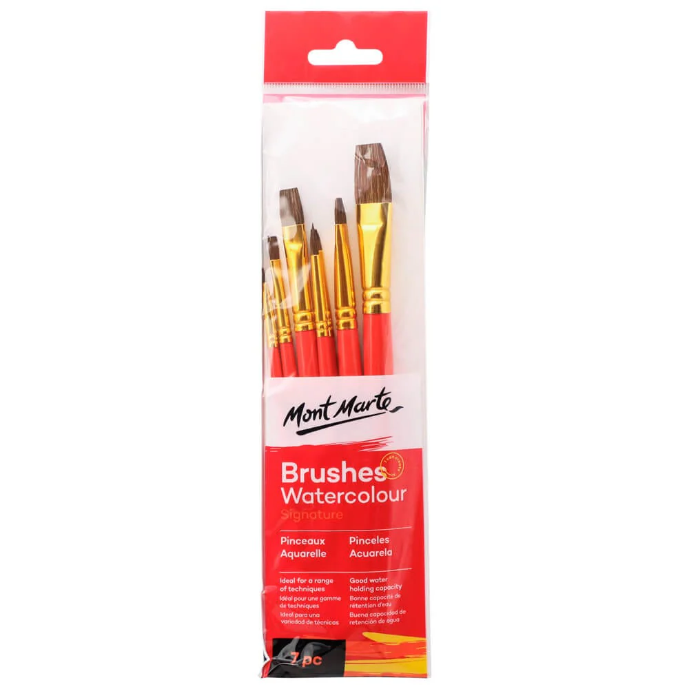 Mont Marte watercolor brush set 7pcs