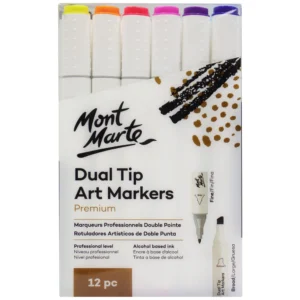 Mont Marte dual tip art markers 12pcs