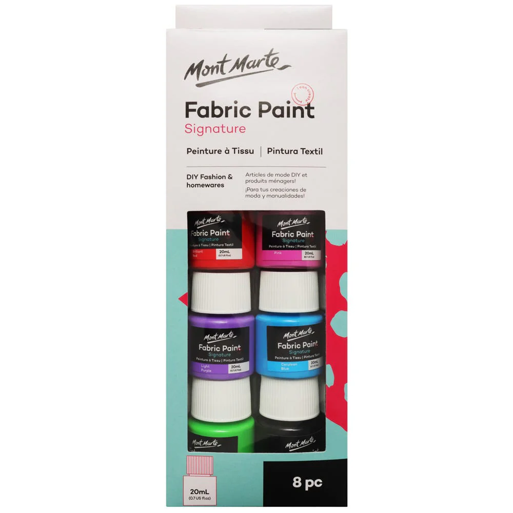 Mont Marte Fabric Color 8pcs 20ml