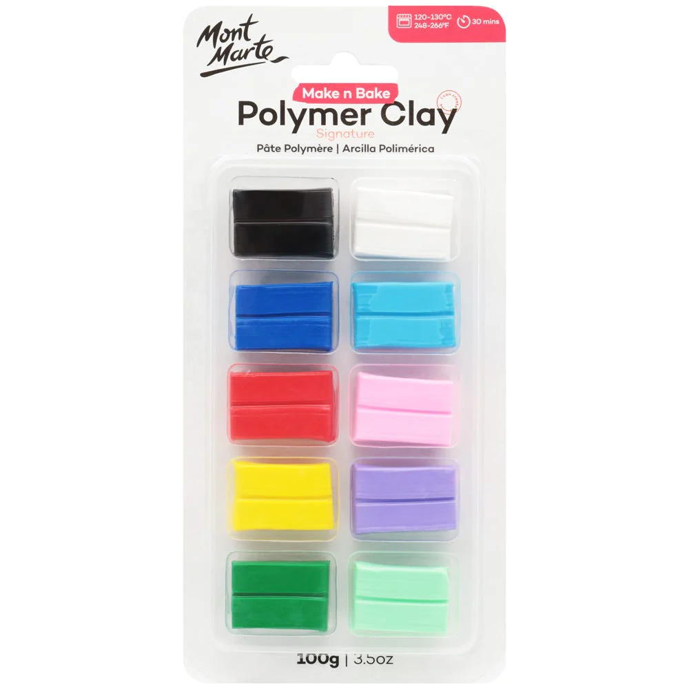 Mont Marte Polymer clay 10pcs
