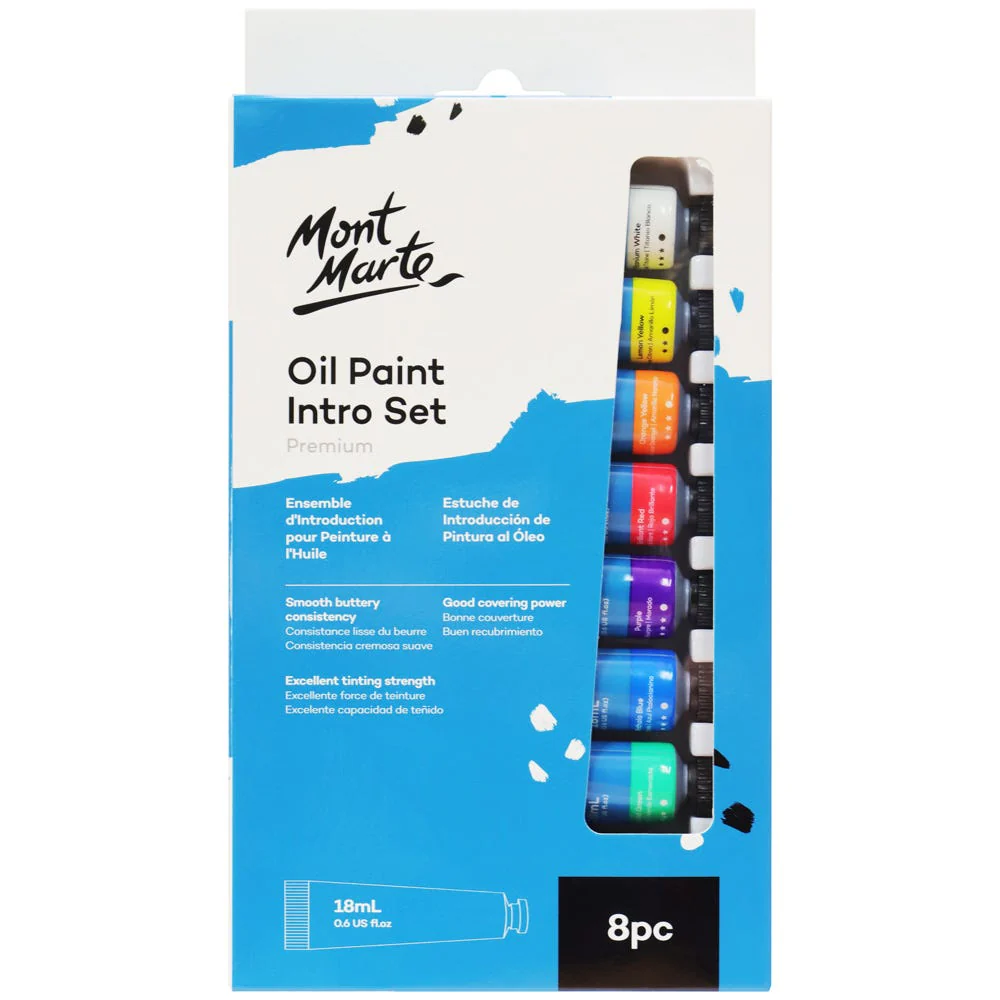 Mont Marte Oil color 8pcs 18ml