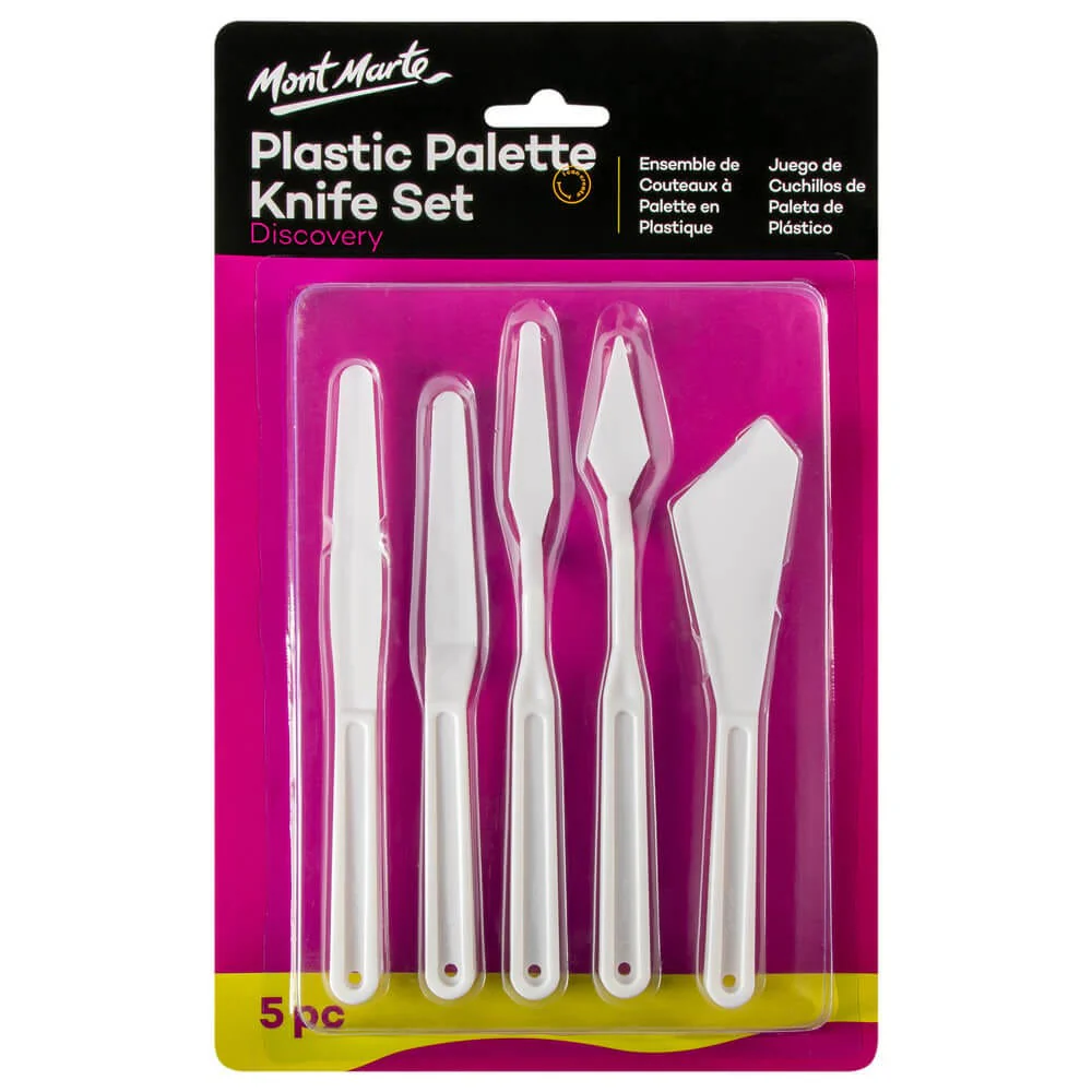 Mont Marte Plastic palette knife set