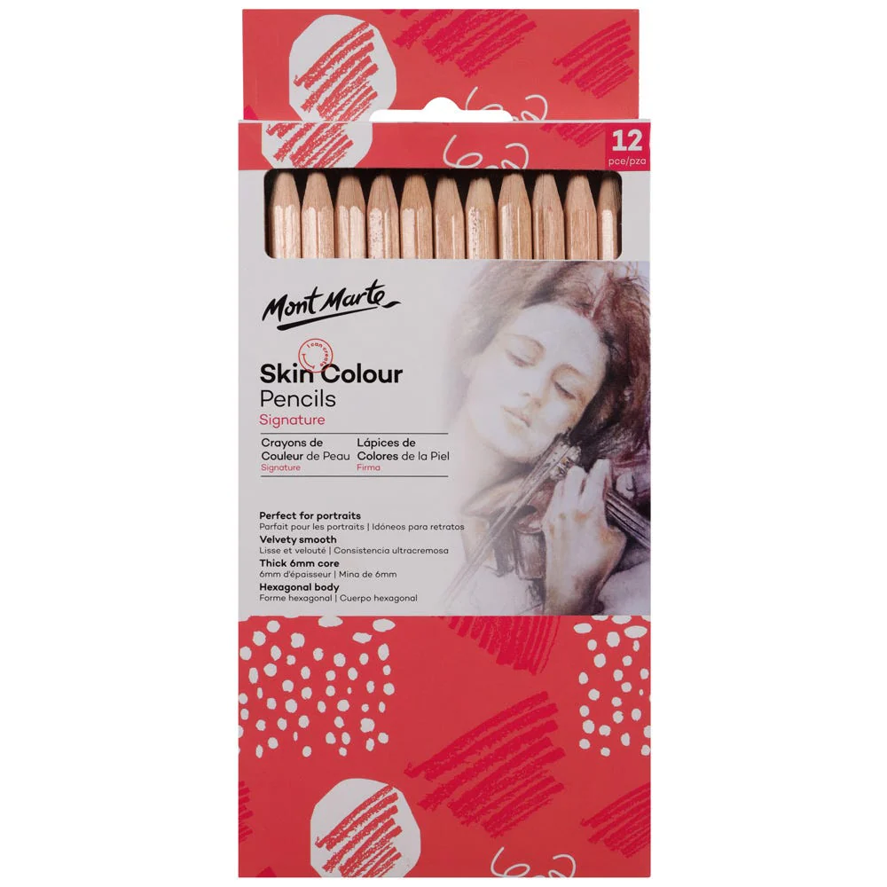 Mont Marte skin color pencils 12pcs
