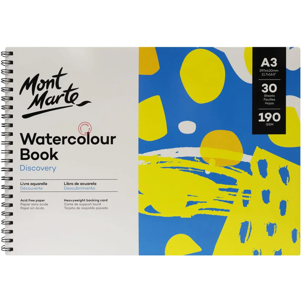 Mont Marte A3 Watercolor Book