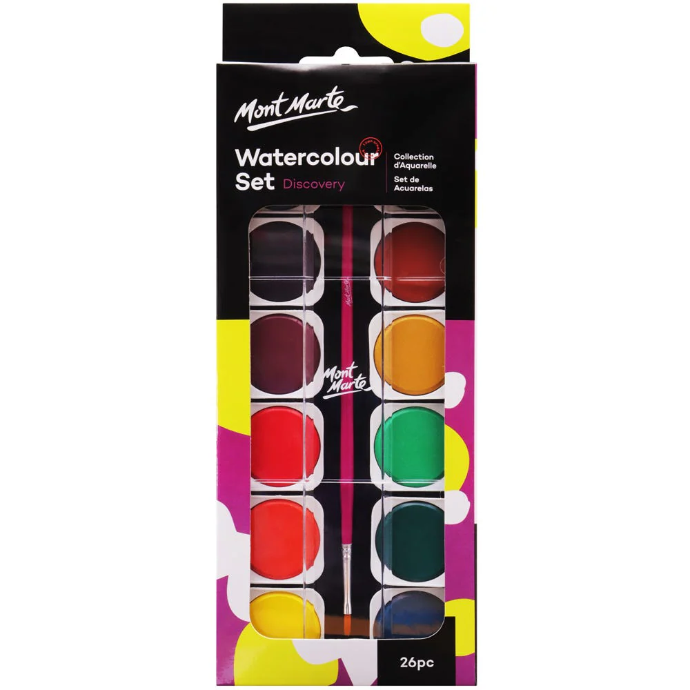 Mont Marte Watercolor discovery 26pcs