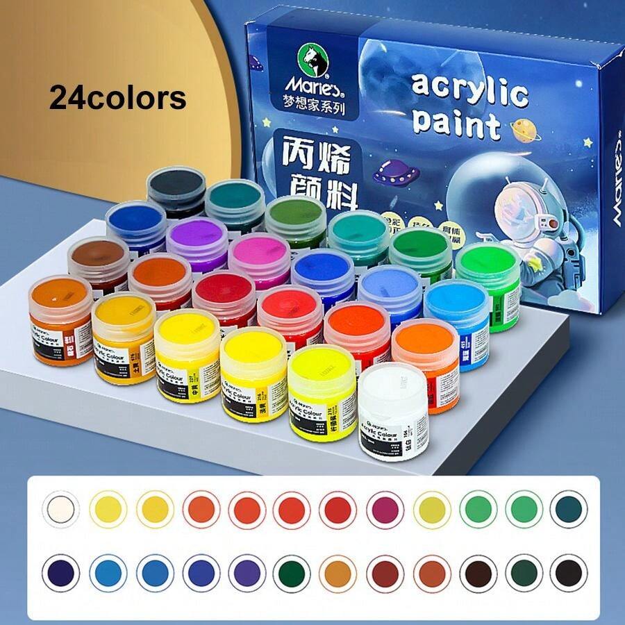 Marie's Acrylic paints 24pc 50ml