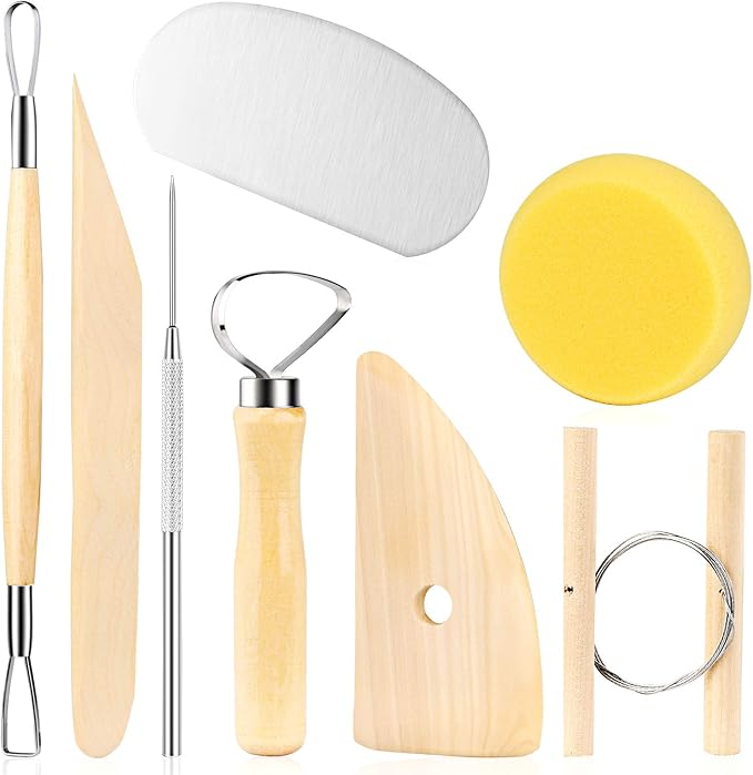 Keep Smiling 8pcs clay pottery tools set