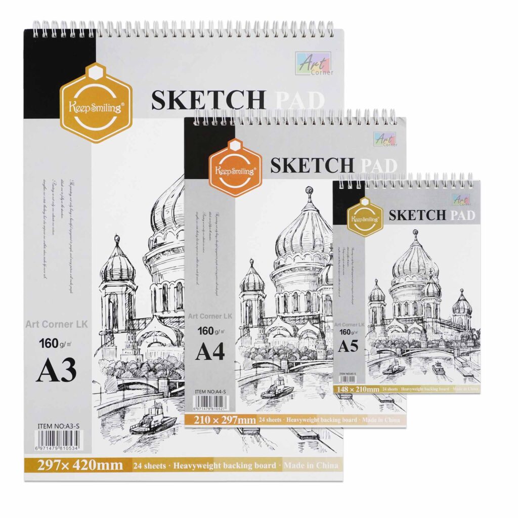 Keep Smiling A5 Sketch Pad 160gsm