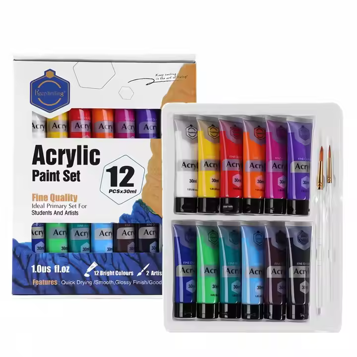 Keep Smiling acrylic color set 30ml12pcs