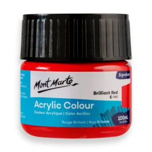 Mont Marte acrylic color 100ml brilliant red
