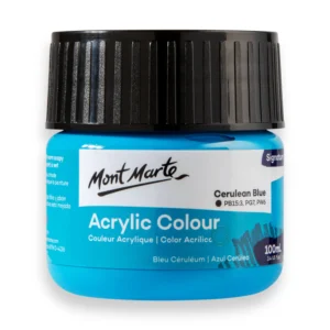 Mont Marte acrylic color 100ml cerulean blue