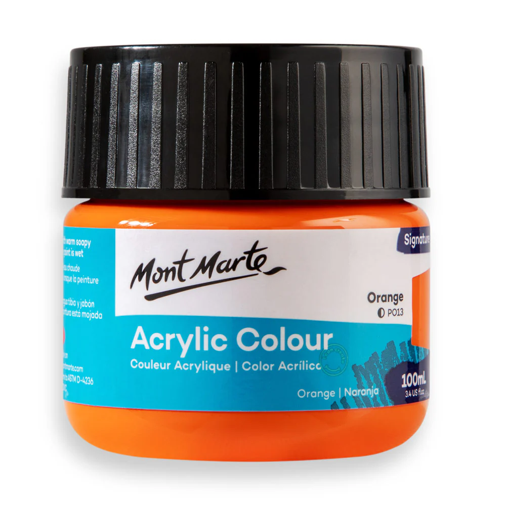 Mont Marte acrylic color 100ml orange
