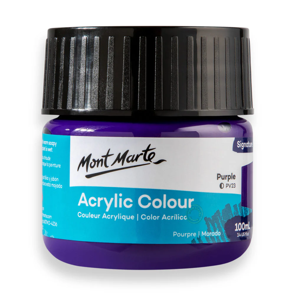 Mont Marte acrylic color 100ml purple