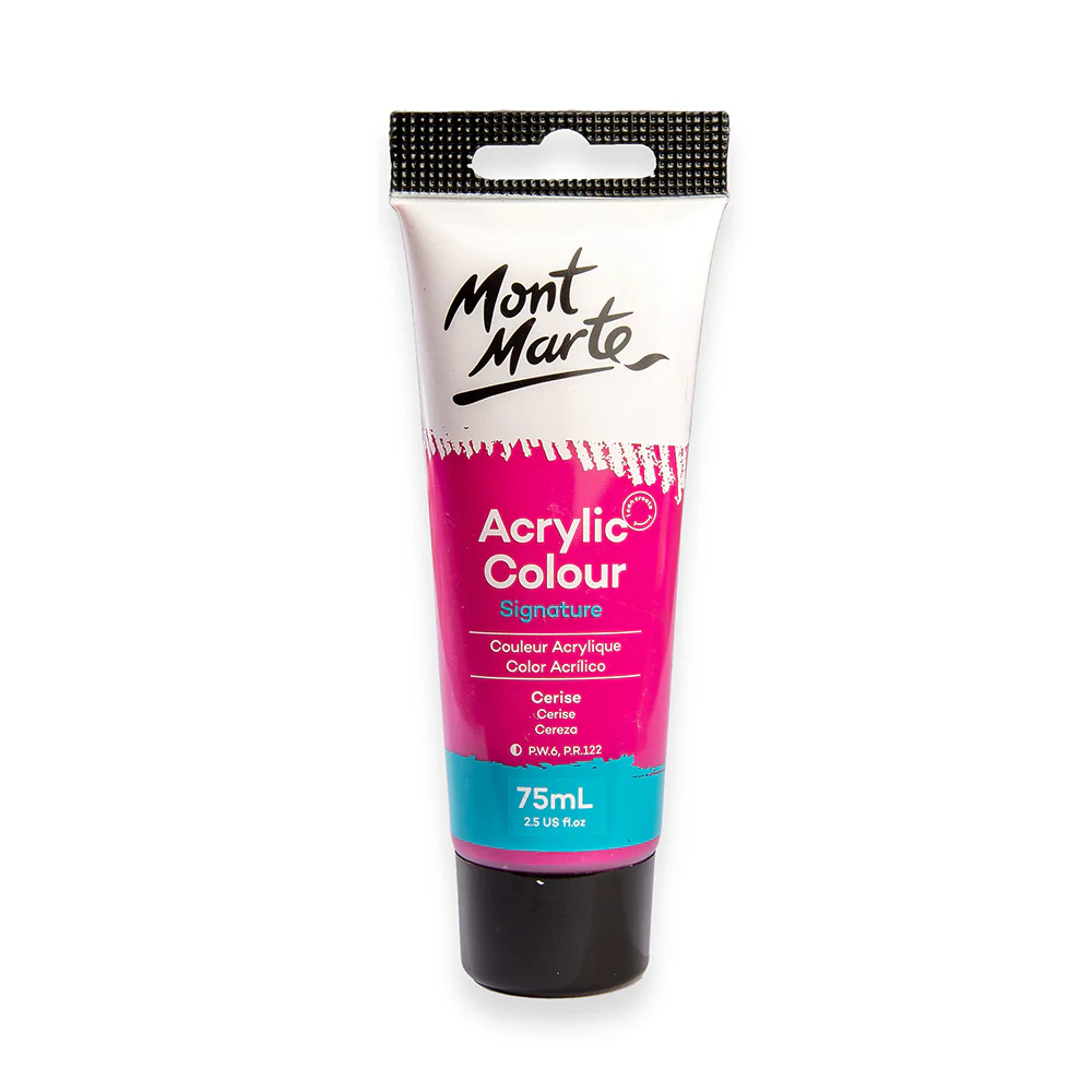 Mont Marte acrylic color 75ml cerise