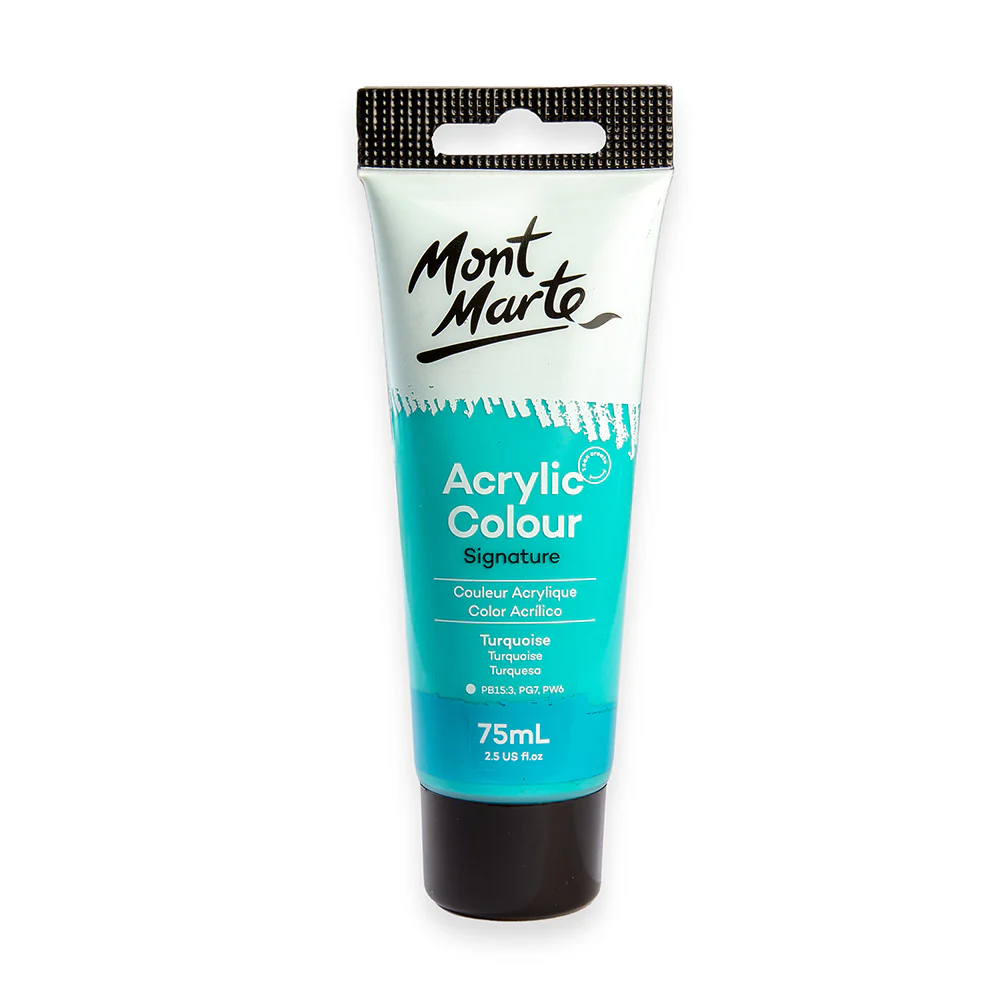 Mont Marte acrylic color 75ml turquoise