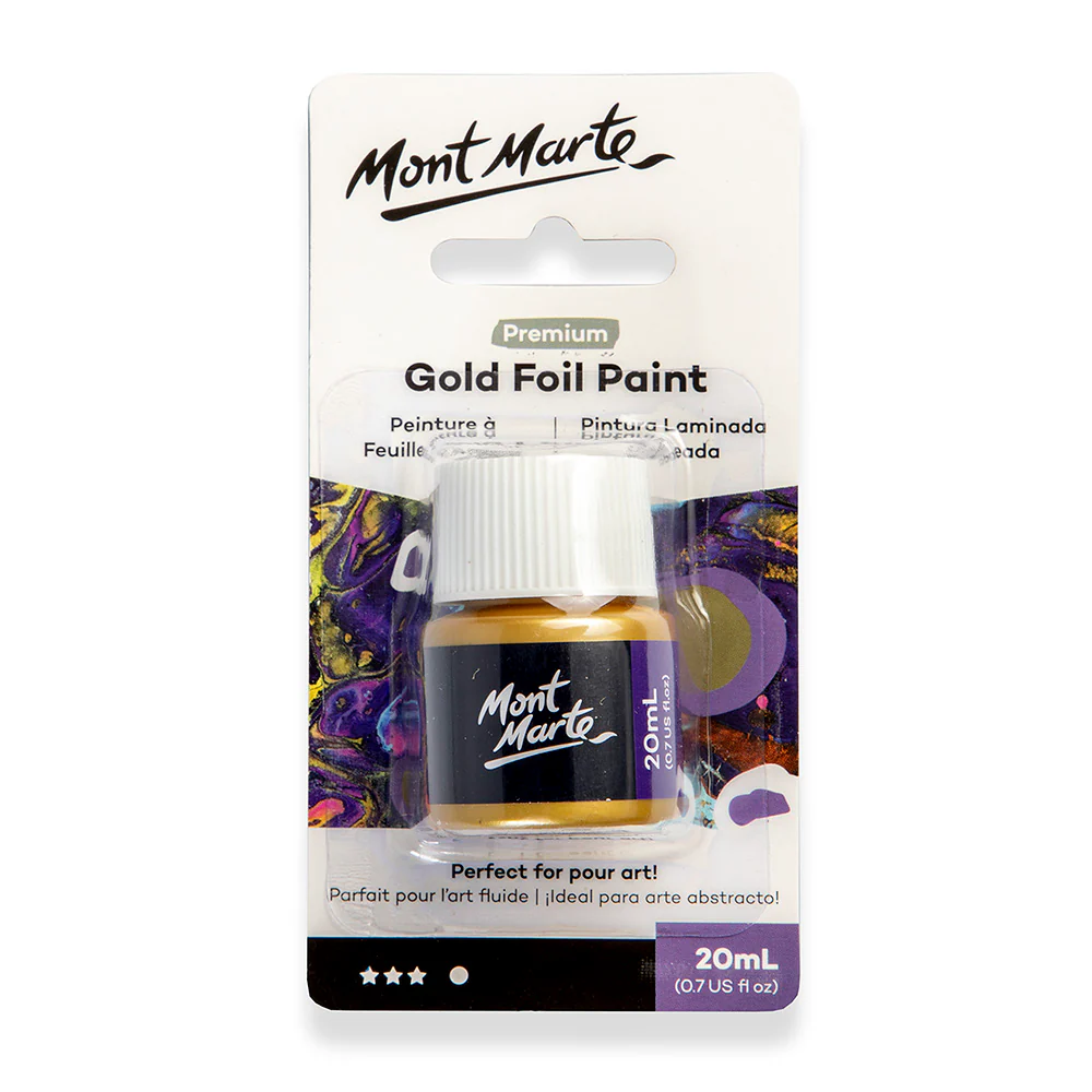 Mont Marte Gold foil paint premium 20ml