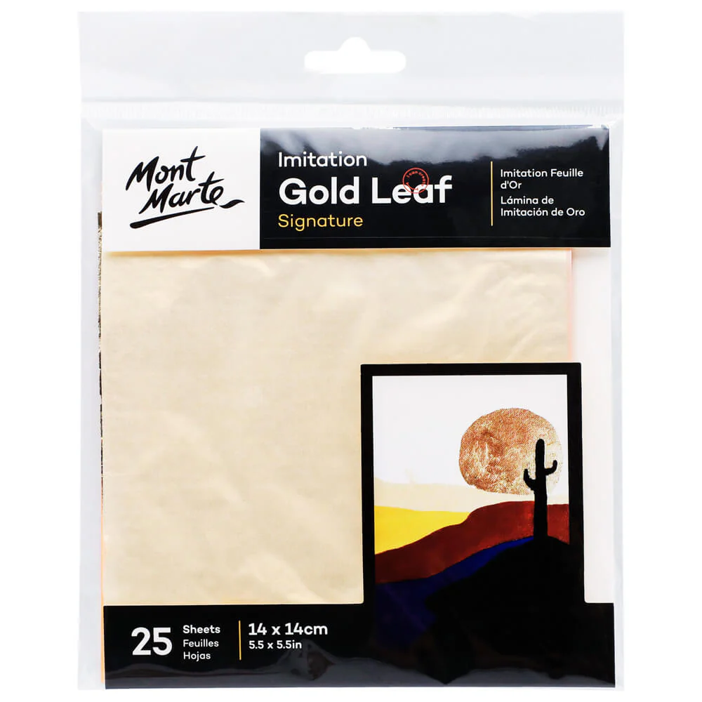 Mont Marte gold leaf 25sheets