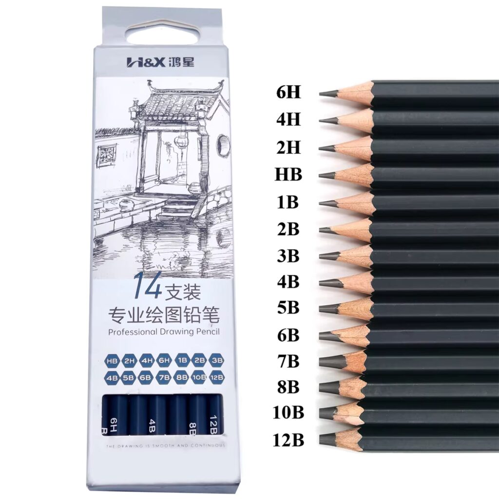 H&X Professional sketch pencil set 14pcs