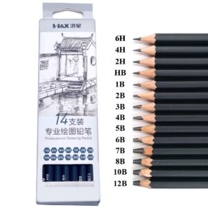 H&X Professional sketch pencil set 14pcs