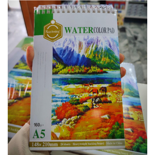 Keep Smiling A5 watercolor Pad 160gsm