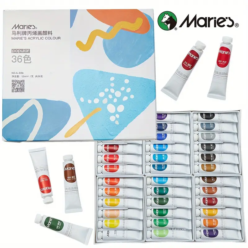Marie's Acrylic paints 36pc 12ml