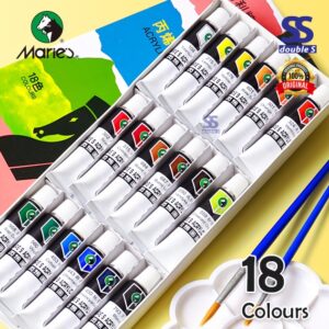 Marie's Acrylic paints 18pc 12ml