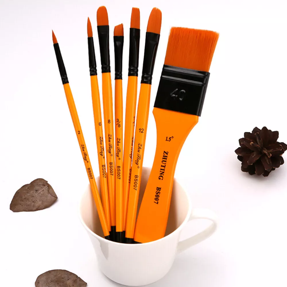 Keep smiling 7pcs artist brush set
