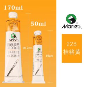 maries oil color 50ml chrome orange yellow