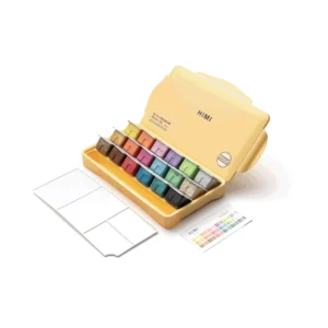 HIMI METALLIC GOUACHE PAINT SET, JELLY CUP, 30G/18COLORS