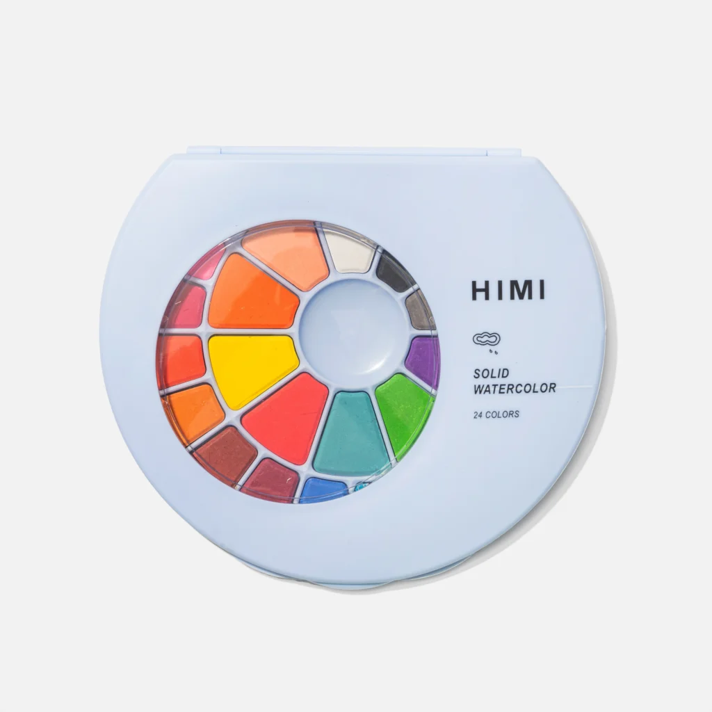 HIMI SOLID PAINTING SET, 24COLORS, BLUE