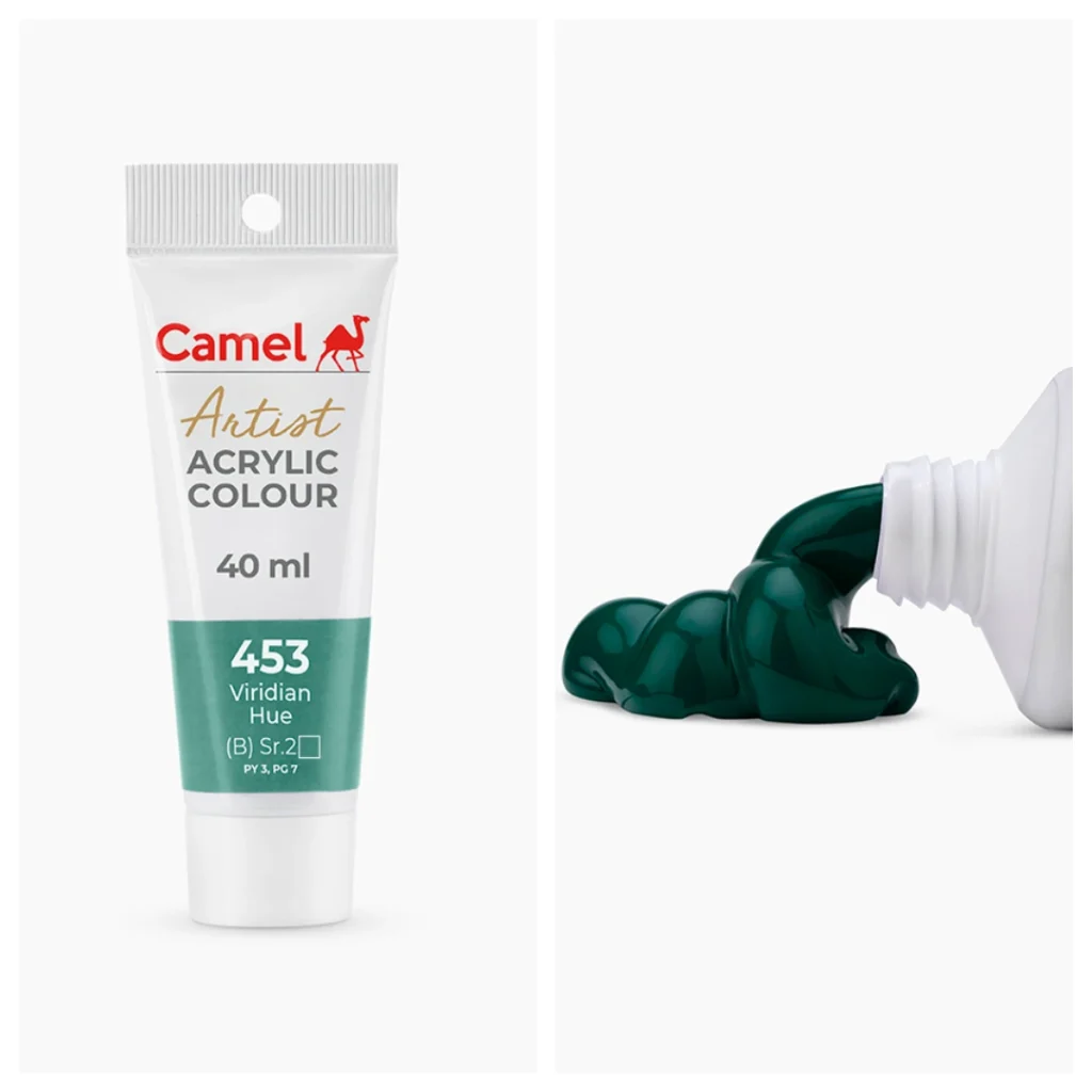 Camel Artist Acrylic Colours 40ml - Viridian Hue (Sr.2)