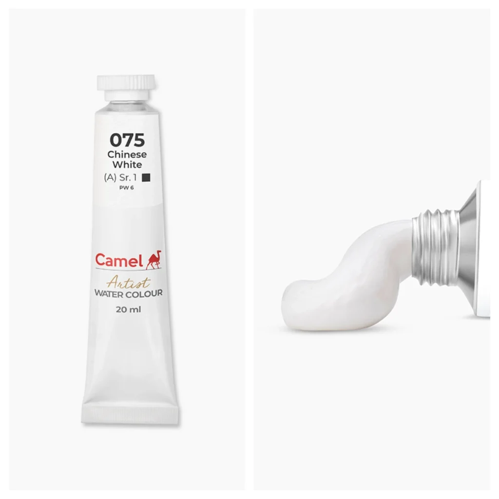 Camel Artist Water Colours 20ml - Chinese White (Sr.1)