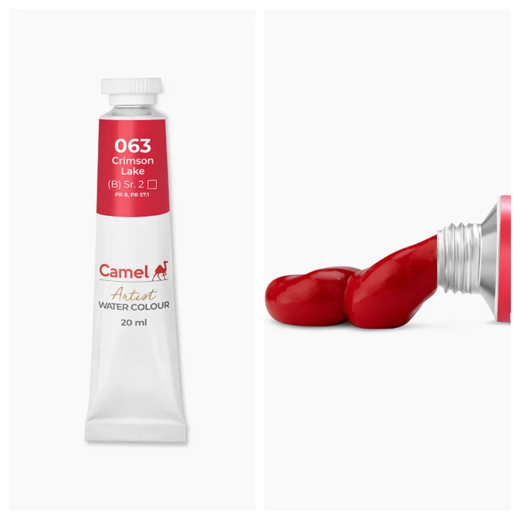 Camel Artist Water Colours 20ml - Crimson Lake (Sr.2)