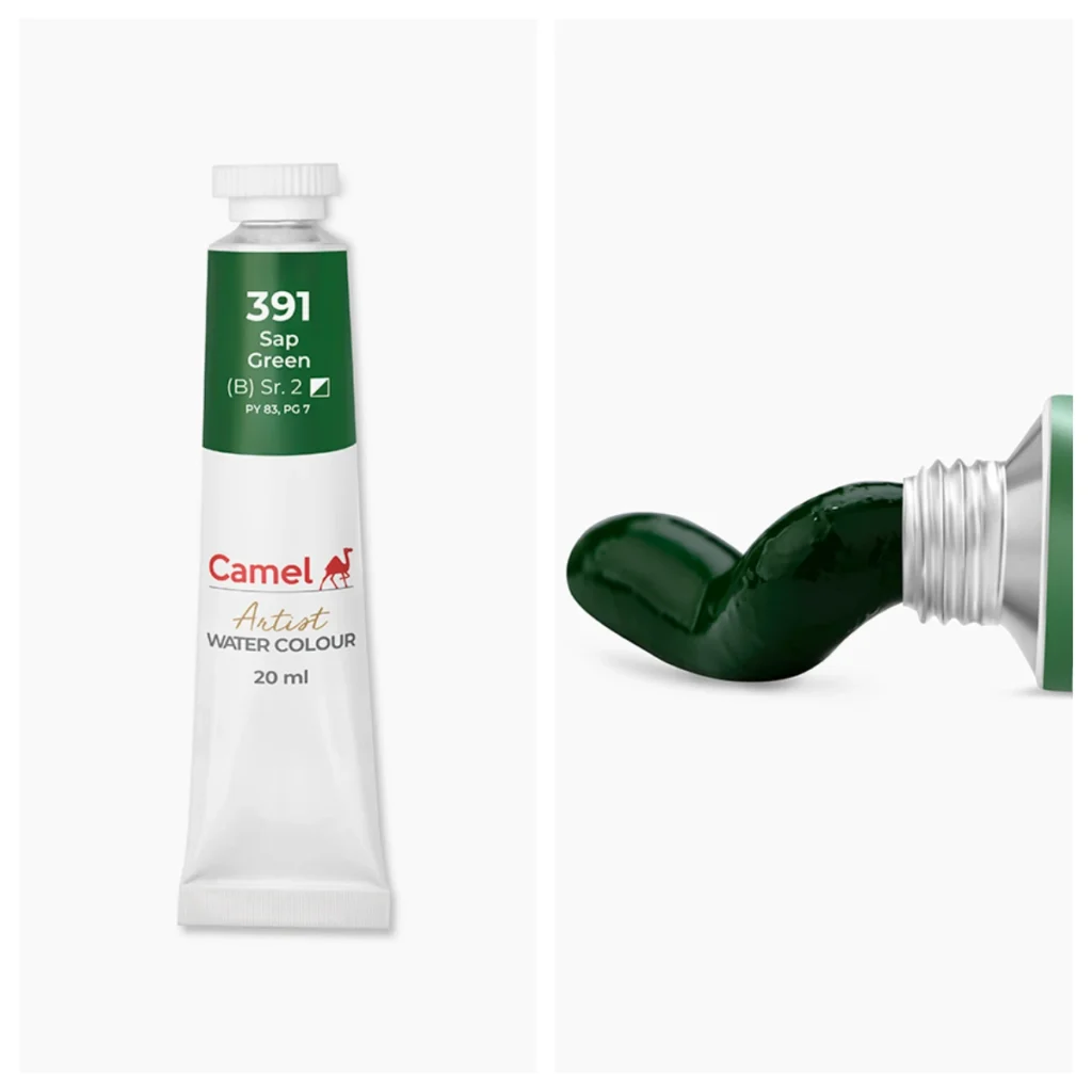 Camel Artist Water Colours 20ml - Sap Green (Sr.2)